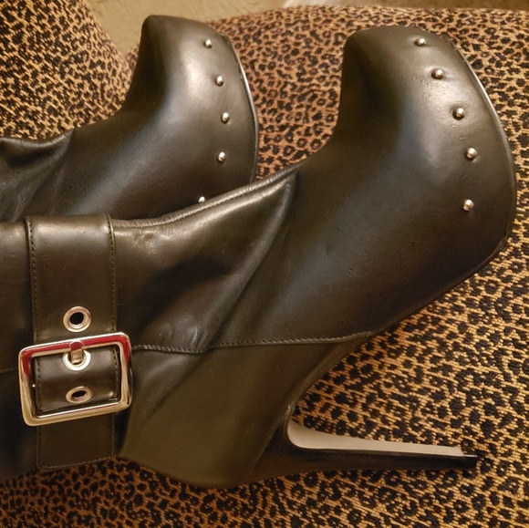 Leather boots S 8-8.5 NEW - Picture 8 of 8